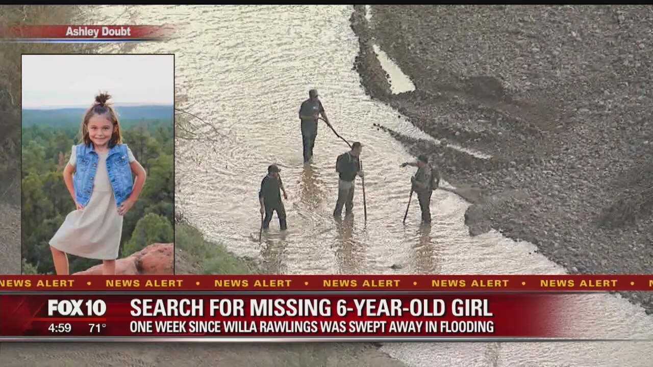 Day 8: Crews using sonar technology to find 6-year-old girl in Arizona creek