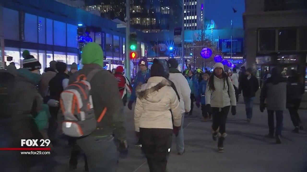 Eagles fans flock to Minneapolis for the Super Bowl