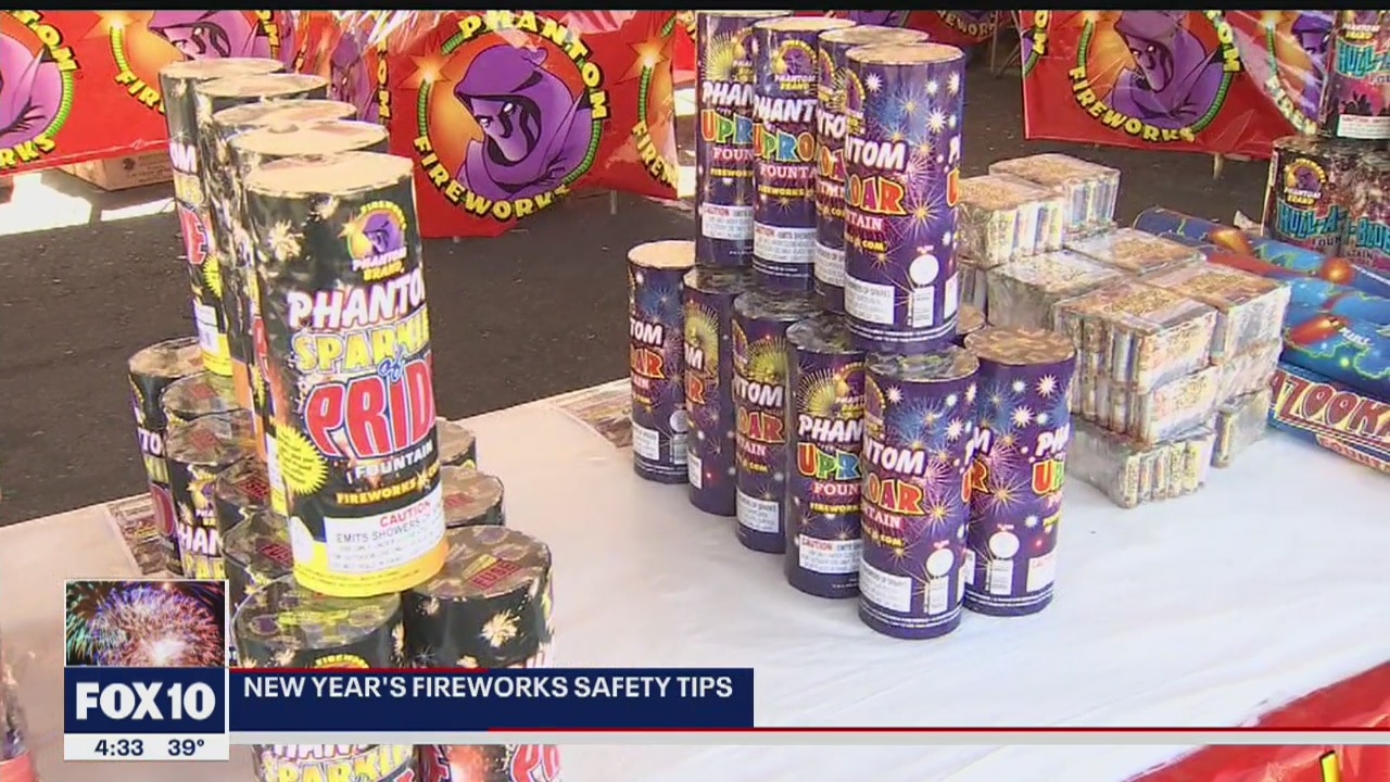 New Year's fireworks safety tips