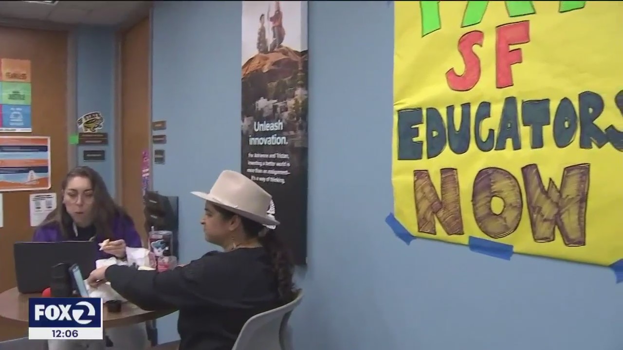 Teacher sickout at George Washington High in San Francisco