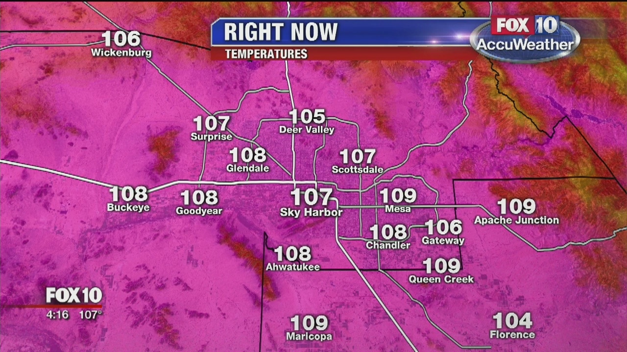 4:00 p.m. Weather - 8/13/19