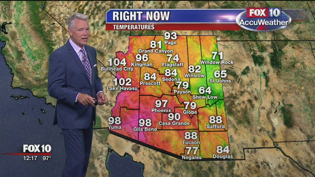 Noon Weather Forecast - 8/9/19
