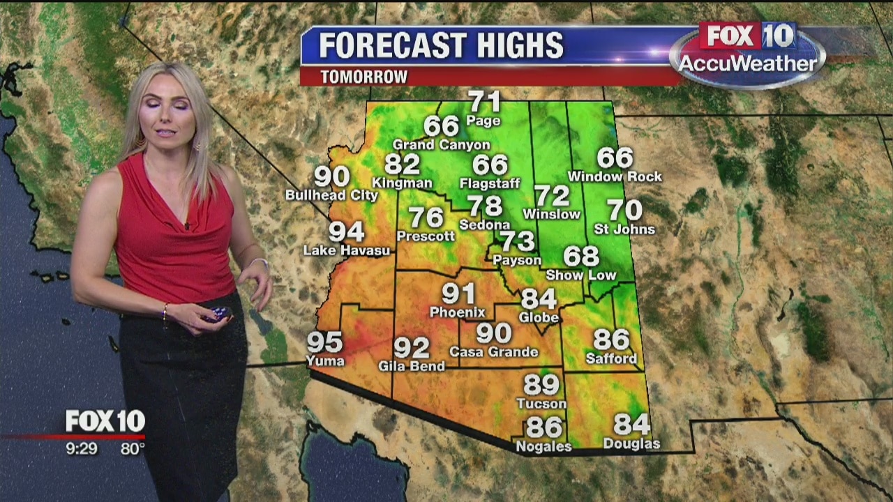 9:00 p.m. Weather - 10/22/19
