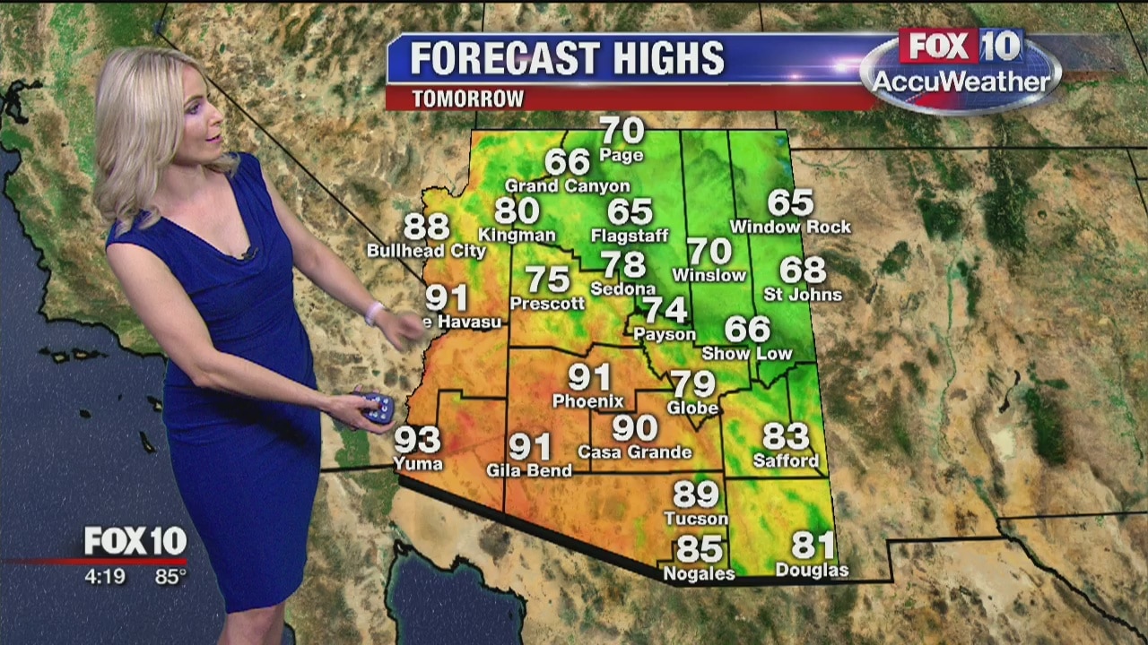 4:00 p.m. Weather - 10/21/19