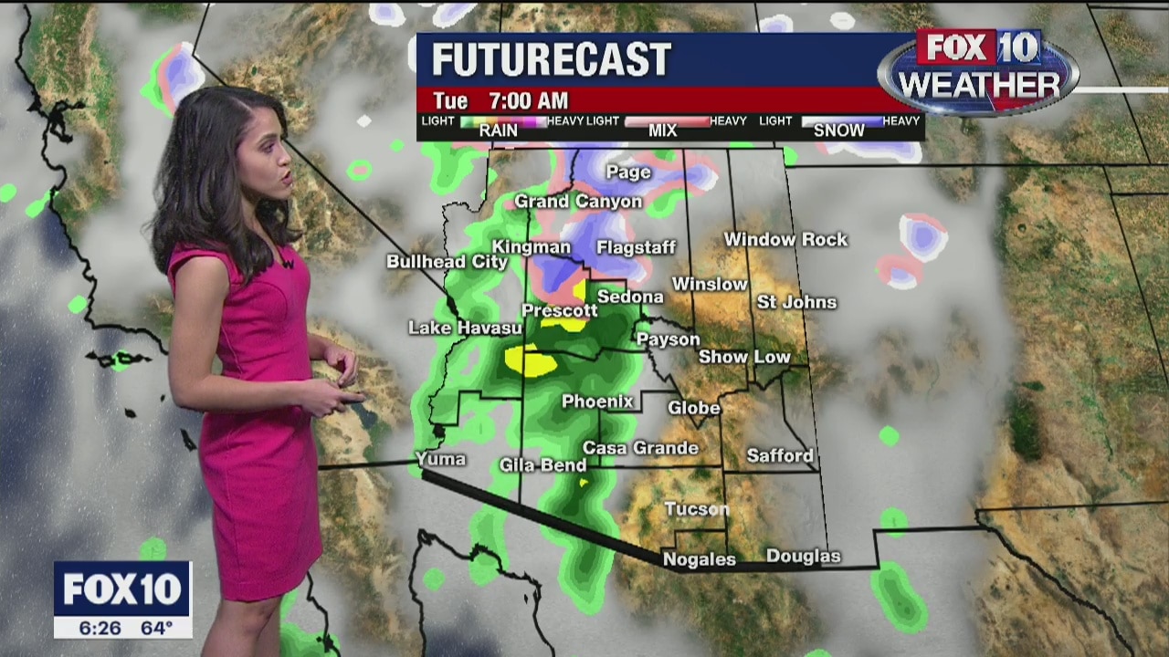 5 p.m. Weather Forecast 12/22/19
