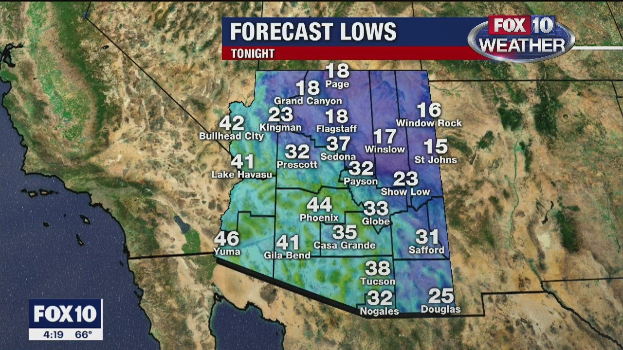 4 p.m. Weather Forecast 12/20/19
