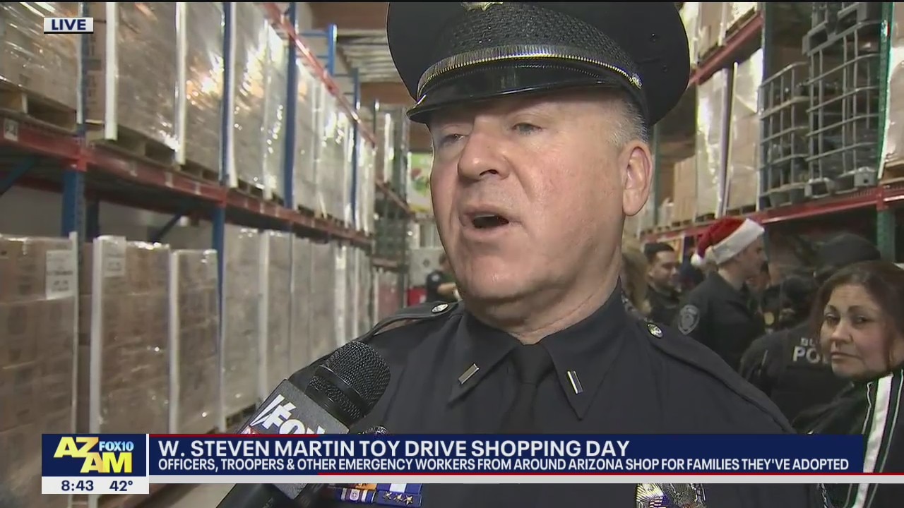 Cory's Corner: Shopping day for the W. Steven Martin Toy Drive