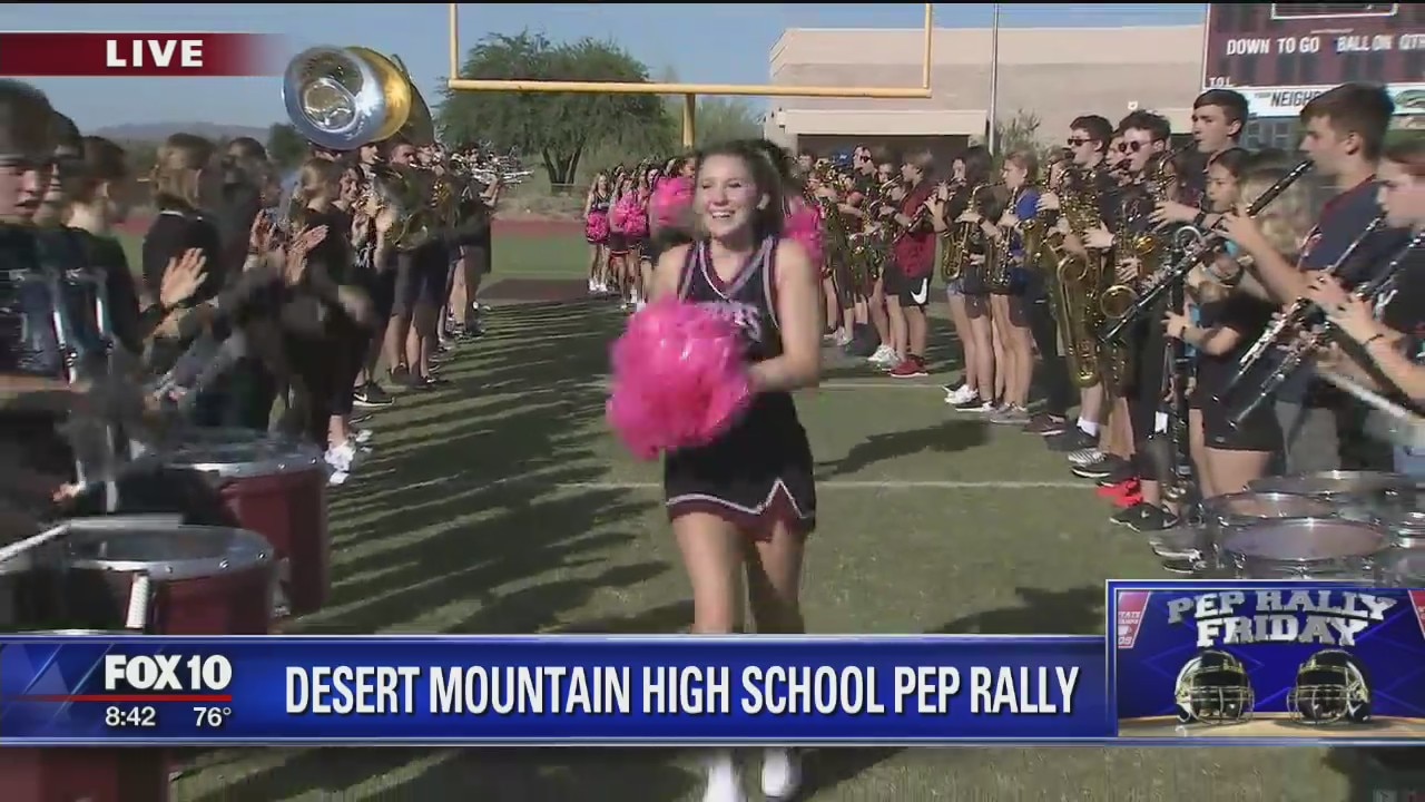 Cory's Corner: Pep Rally Friday at Desert Mountain High School