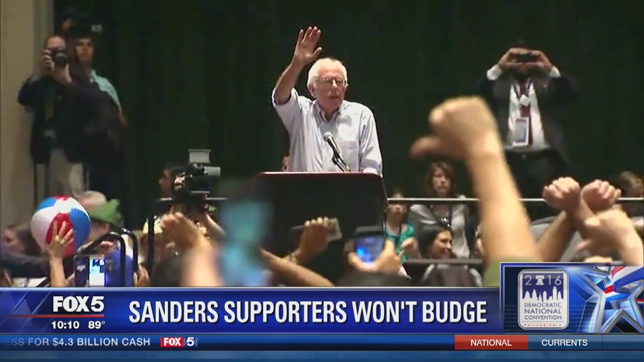Loyal Sanders supporters reluctant to support Clinton