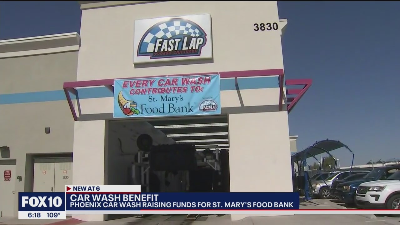 Car wash in Phoenix helps raise funds for St. Mary's Food Bank