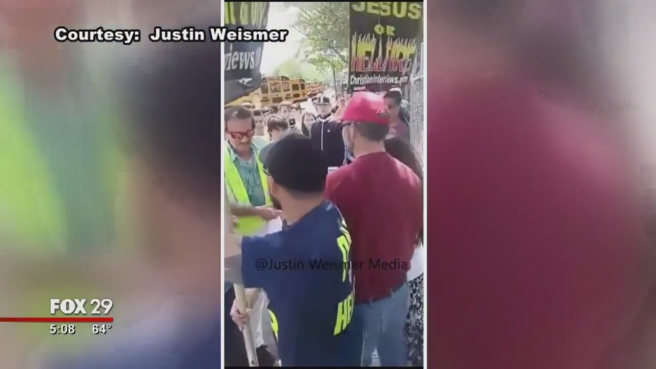 Community stands up to hate after protest at CB West