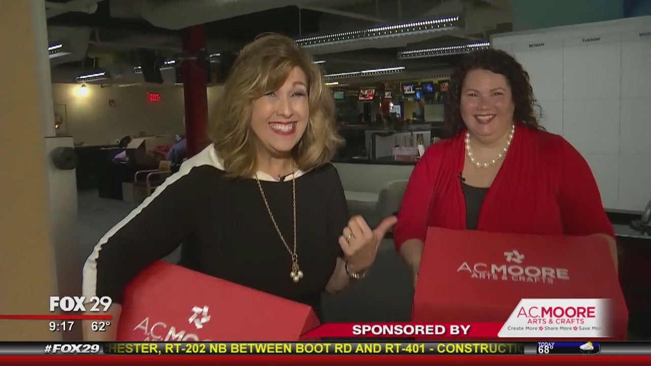 Sue Serio faces off against A.C. Moore craftologist
