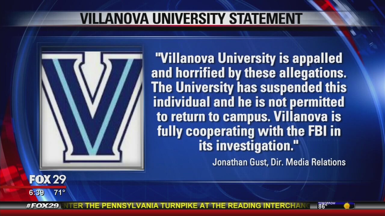 Villanova University ministry worker charged with child sex crimes