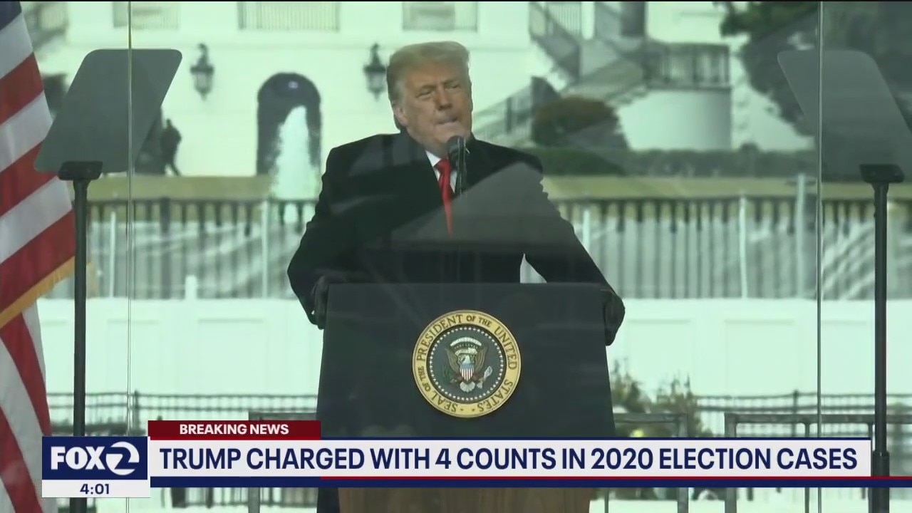 Trump indicted on 4 counts related to 2020 election