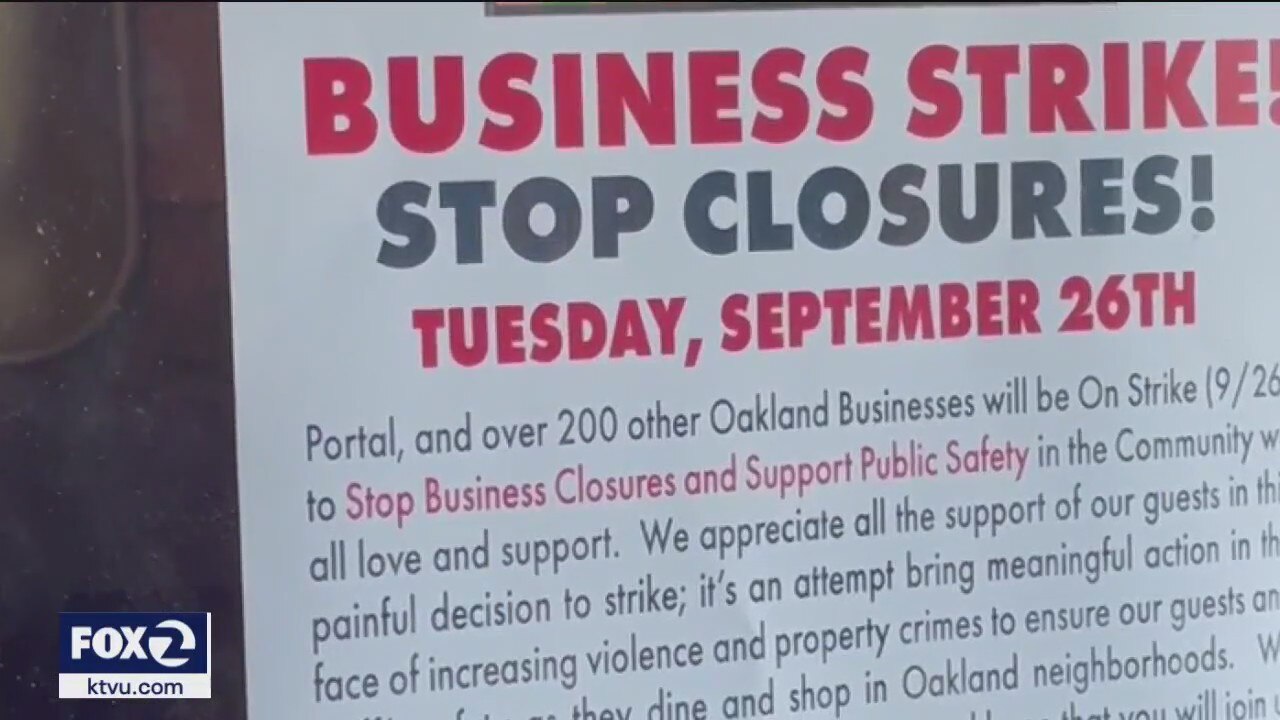 Hundreds of Oakland businesses expected to strike over crime on Tuesday