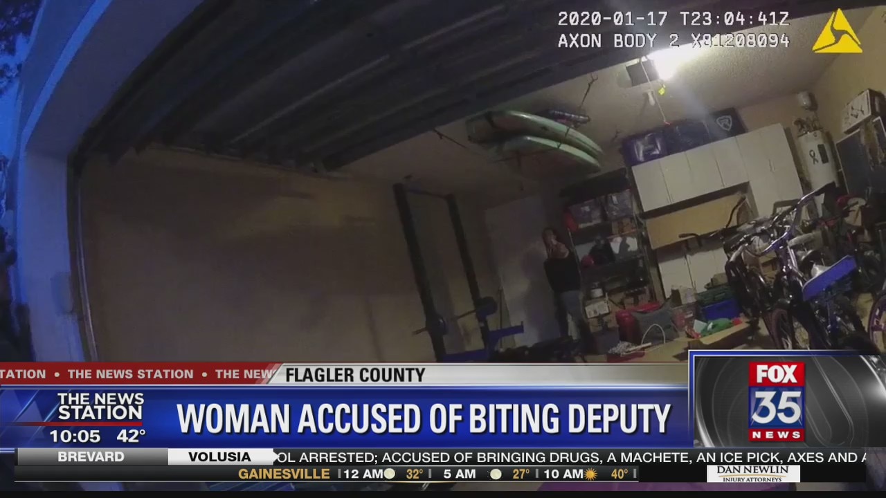 Woman accused of biting Flagler deputy facing felony charges