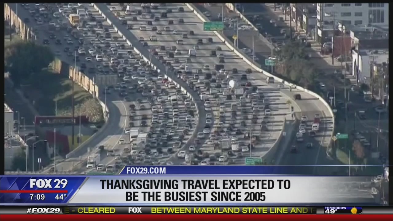 Thanksgiving travel expected to be the busiest since 2005