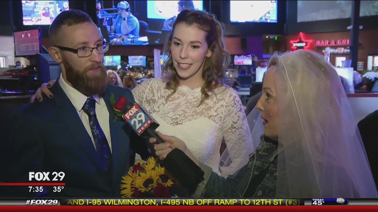Preston & Steve host mass wedding at 21st Annual Camp Out for Hunger