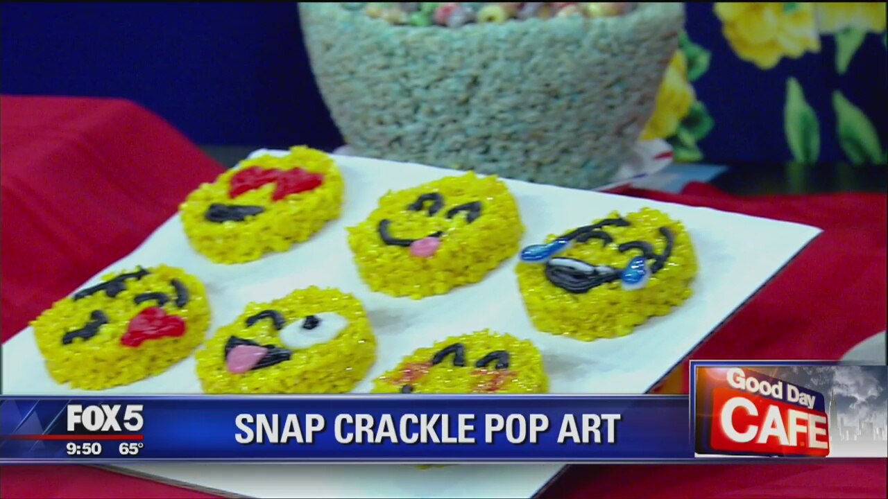 Amazing art made out of Krispy Rice Treats