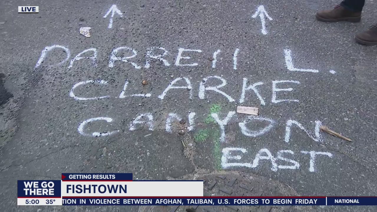 Man takes unique approach to get pothole fixed in Fishtown