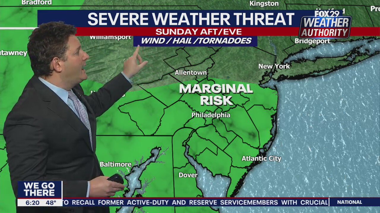 Weather Authority: Severe weather possible Sunday night