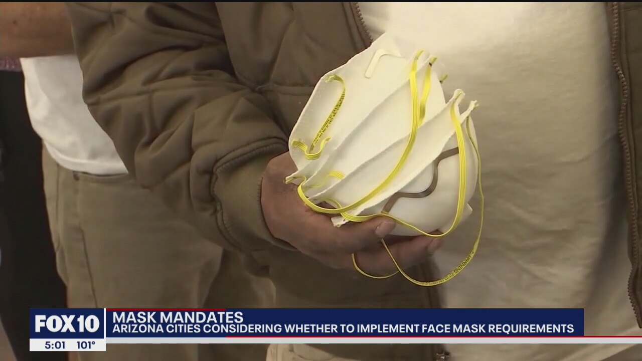 Arizona cities considering whether or not to implement mask requirements
