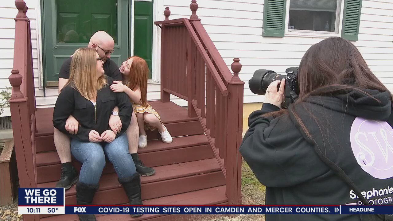 Front Steps Project photographs families outside their homes while social distancing