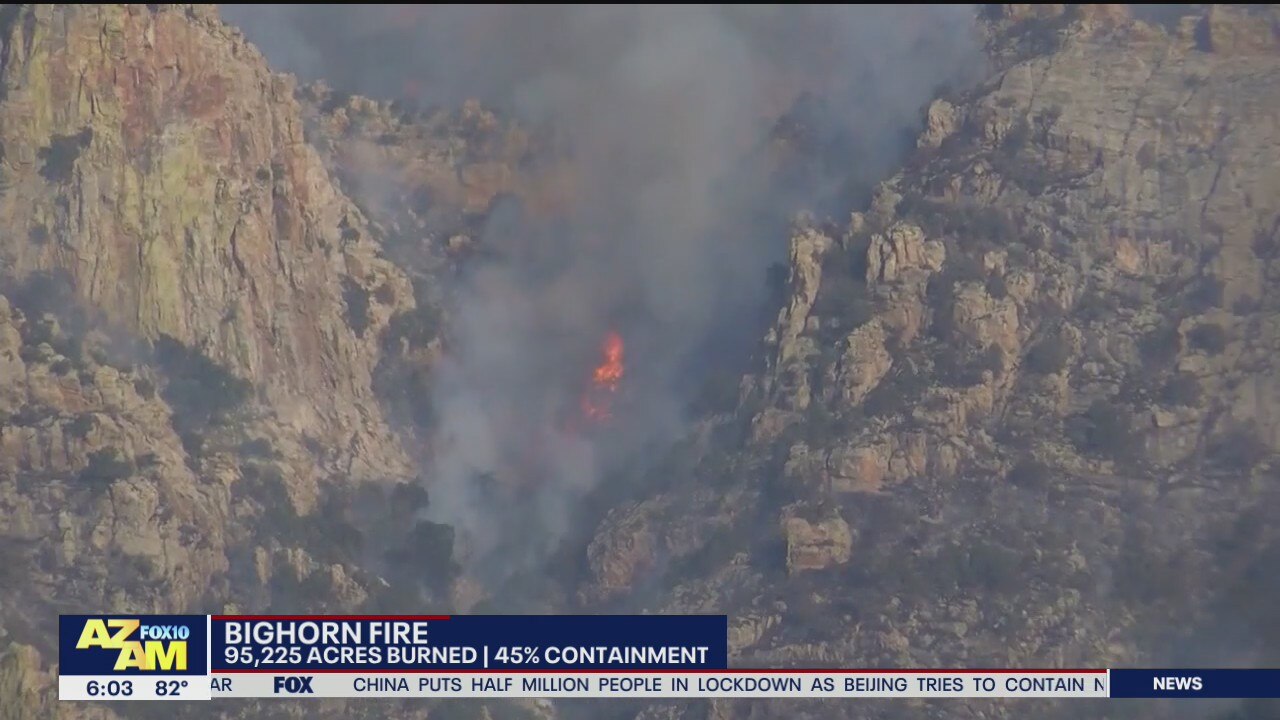 More evacuations underway for Bighorn Fire | FOX 10 Phoenix