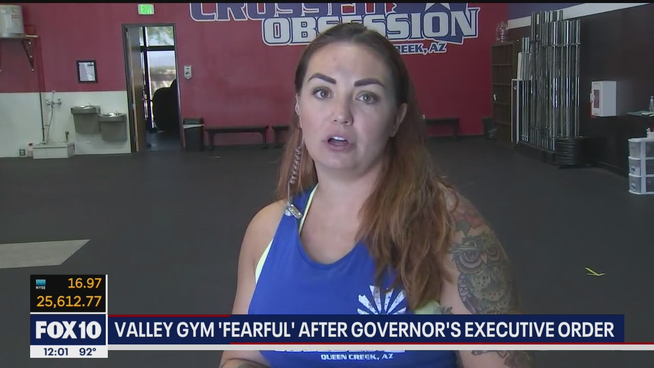 Mesa gym 'fearful' after Gov. Ducey shuts down gyms across Arizona amid rising COVID-19 cases