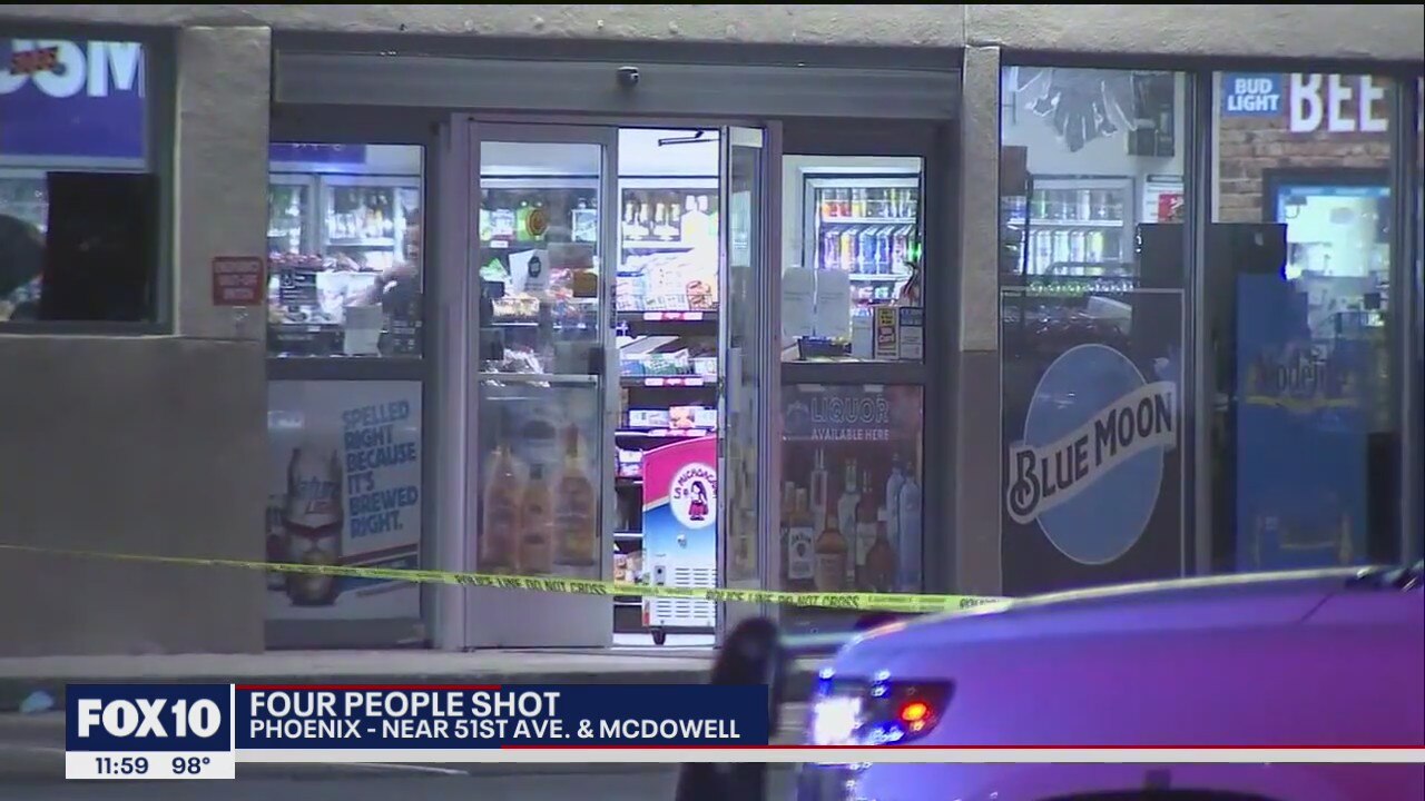 Phoenix police investigating quadruple shooting at Chevron gas station