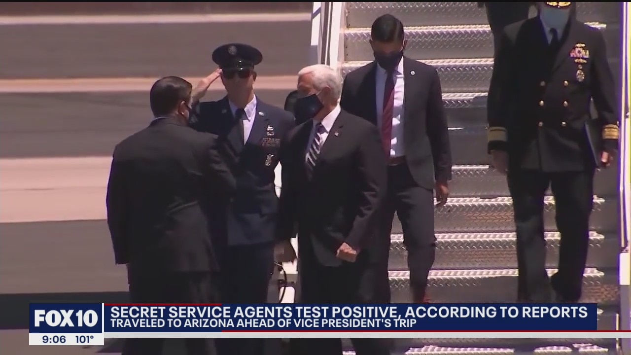 Report: At least 8 Secret Service members have COVID-19 after Vice President Pence visits Arizona