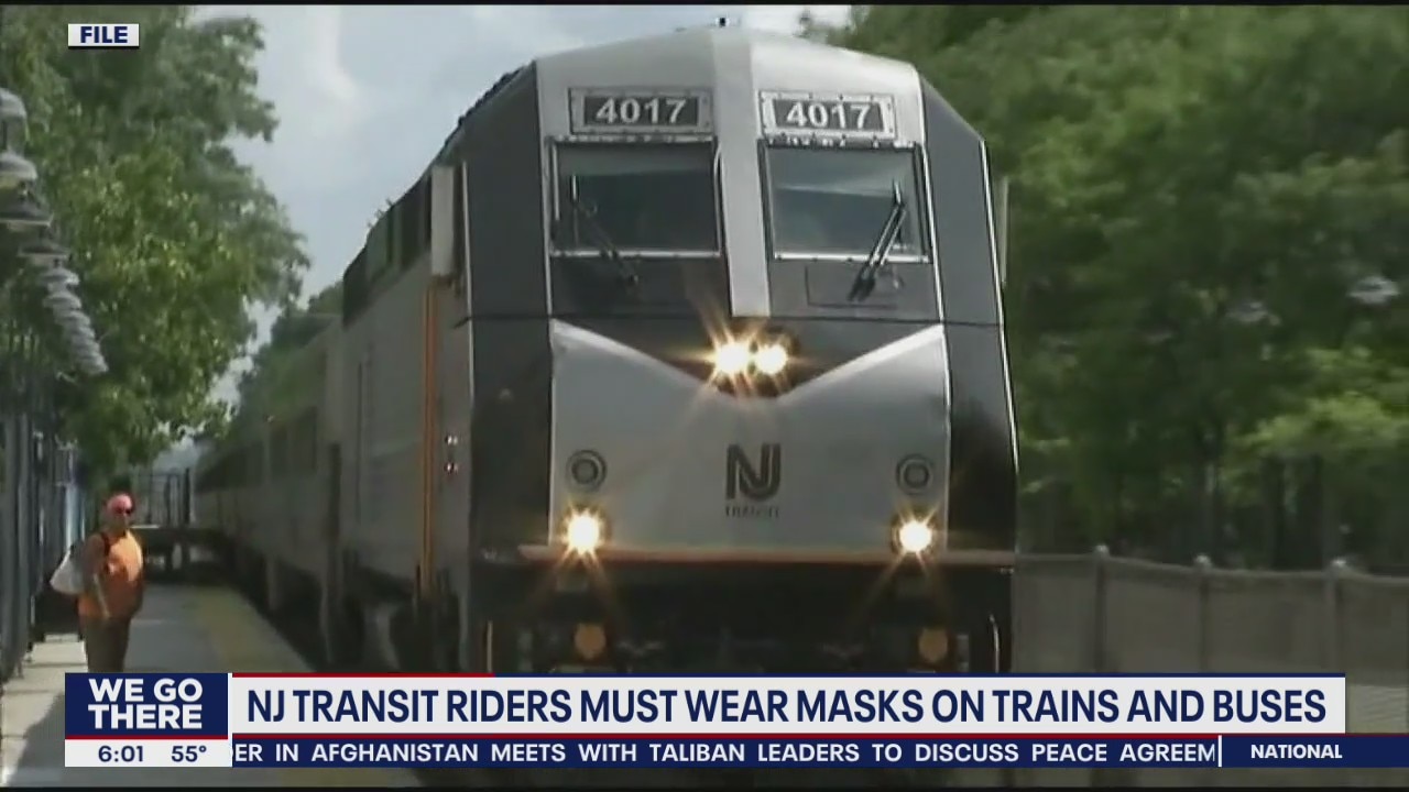 New Jersey orders transit capacity cut, face coverings for riders