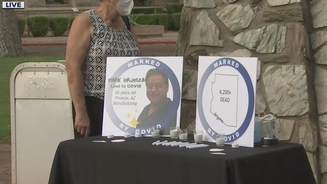 Vigil held at capitol for Arizonans who died from COVID-19