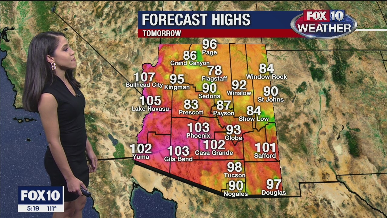 5pm Weather Forecast - 8/28/2020
