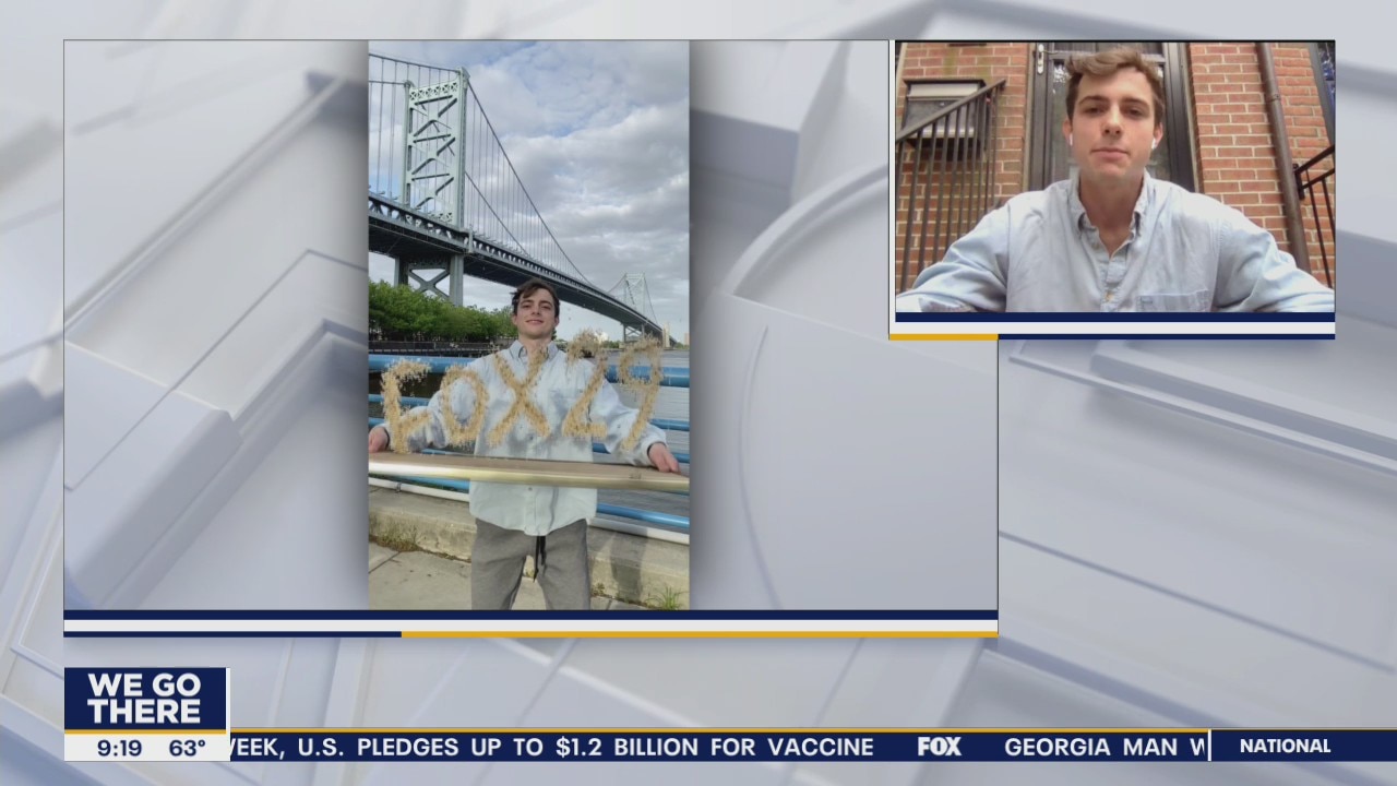 Northern Liberties Tik Tok user creates writing with rice