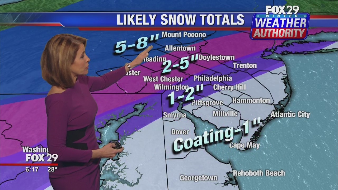 Weather Authority: Rain and snow Tuesday ahead of bitter cold