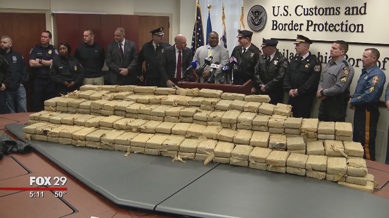Federal authorities seize 1,185 pounds of cocaine at Port of Philadelphia