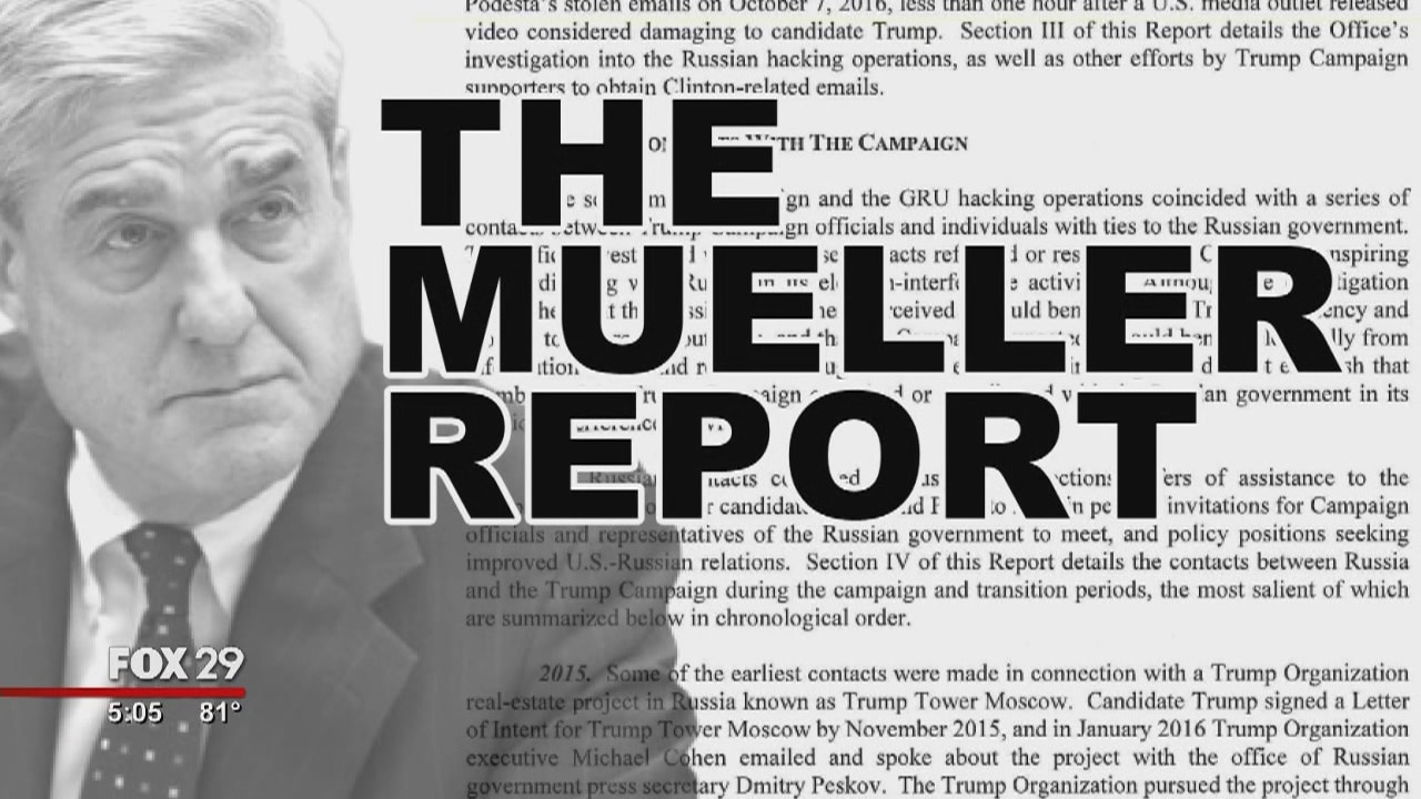 Special counsel Robert Mueller's report revealed to a waiting nation