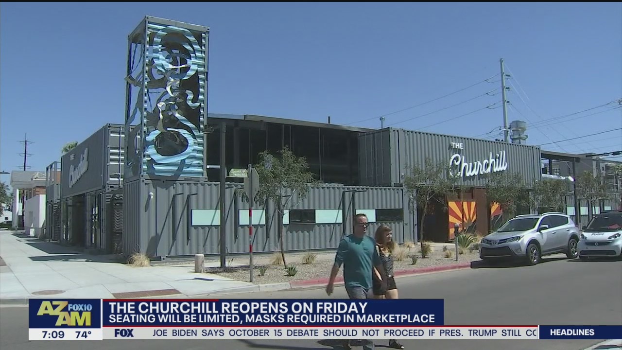 The Churchill in downtown Phoenix set to reopen Oct. 9