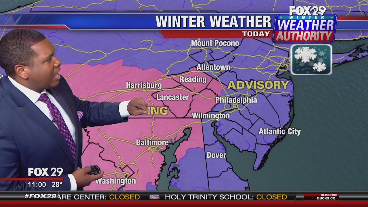 FOX 29 Weather Authority: Wednesday update