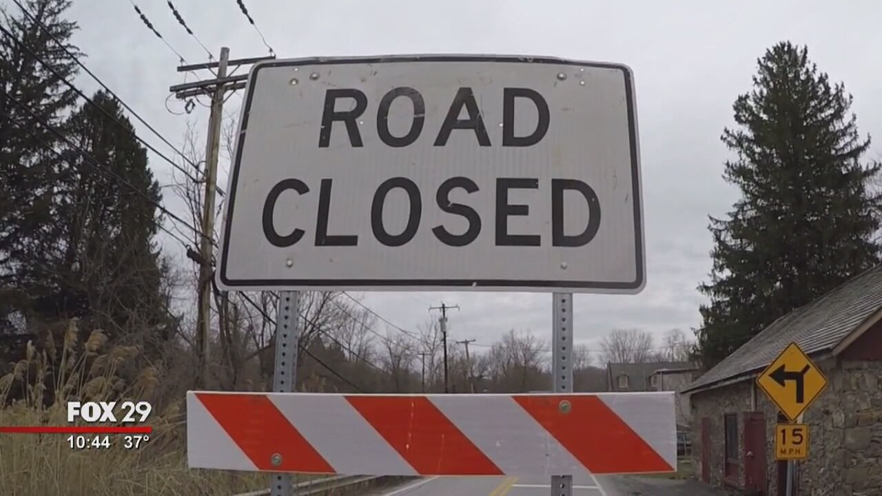 Delco road closure to repair torn railroad crossing inconvenience for folks
