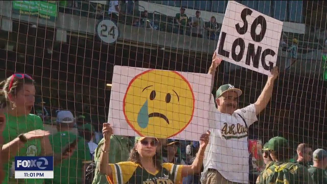Fans and workers: sad and nostalgic after A's last game at Oakland Coliseum