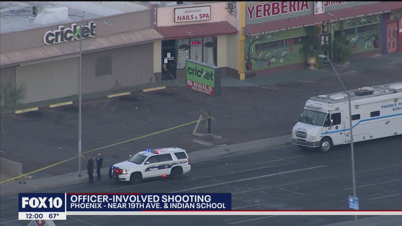 Man injured after being shot by Phoenix police near 17th Avenue and Indian School Road