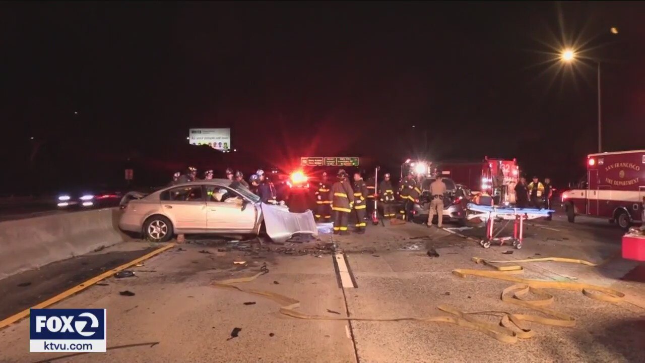 Multiple deadly crashes overnight in Bay Area