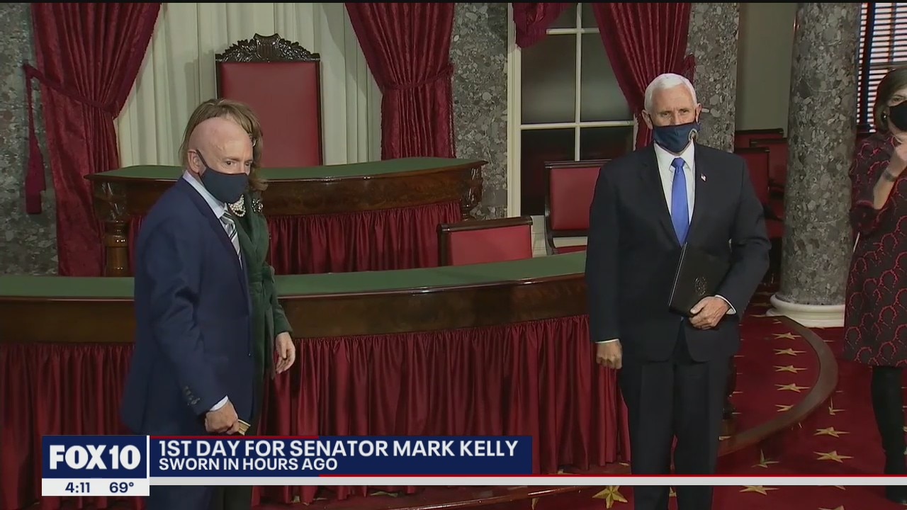 Mark Kelly sworn in as Senator for Arizona