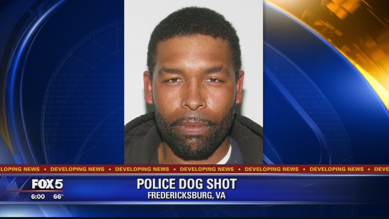 Officials search for man who shot Spotsylvania Co. K-9