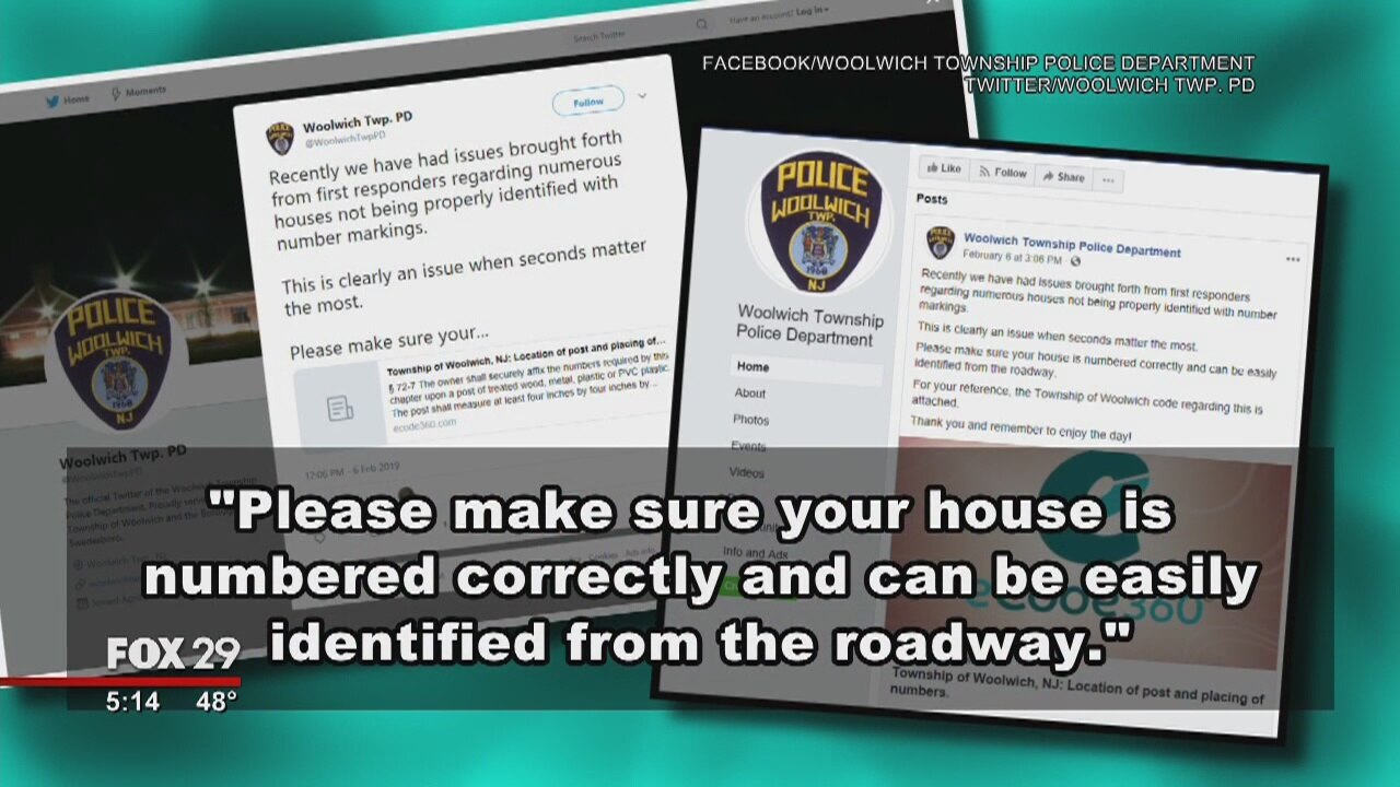 Police remind homeowners houses should be properly identified for first responders