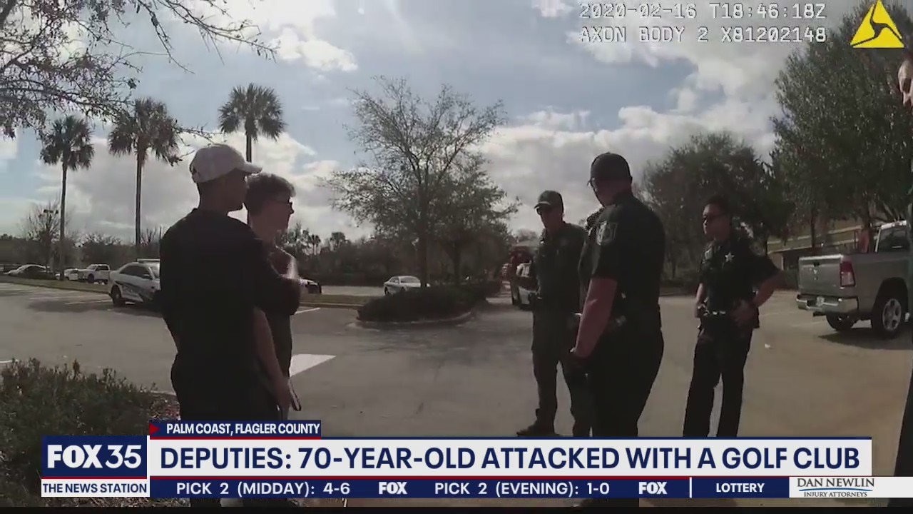 Deputies say elderly man attacked with golf club