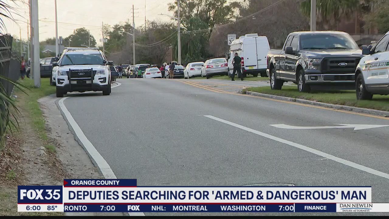 Search for armed and dangerous suspect