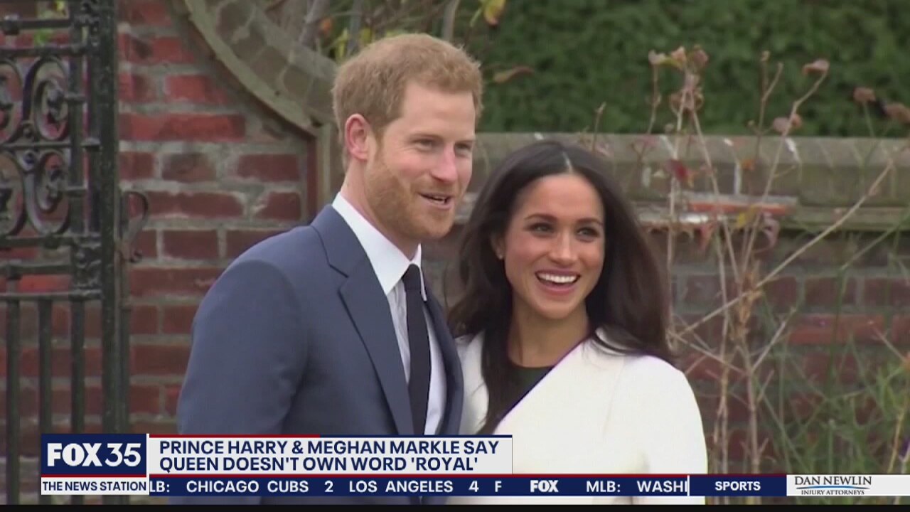 Prince Harry and Meghan Markle say that the Queen does not own the word ROYAL
